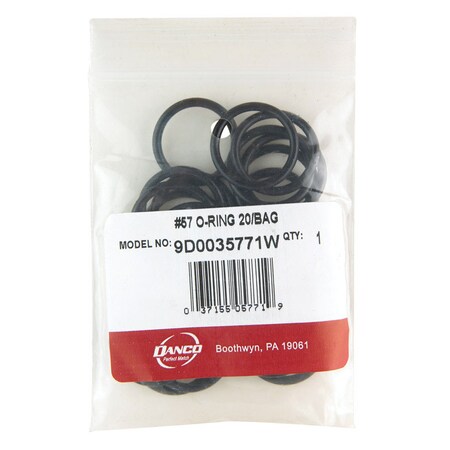 Danco Danco 1 in. D X 0.81 in. D Rubber O-Ring 20 pk 35771W
